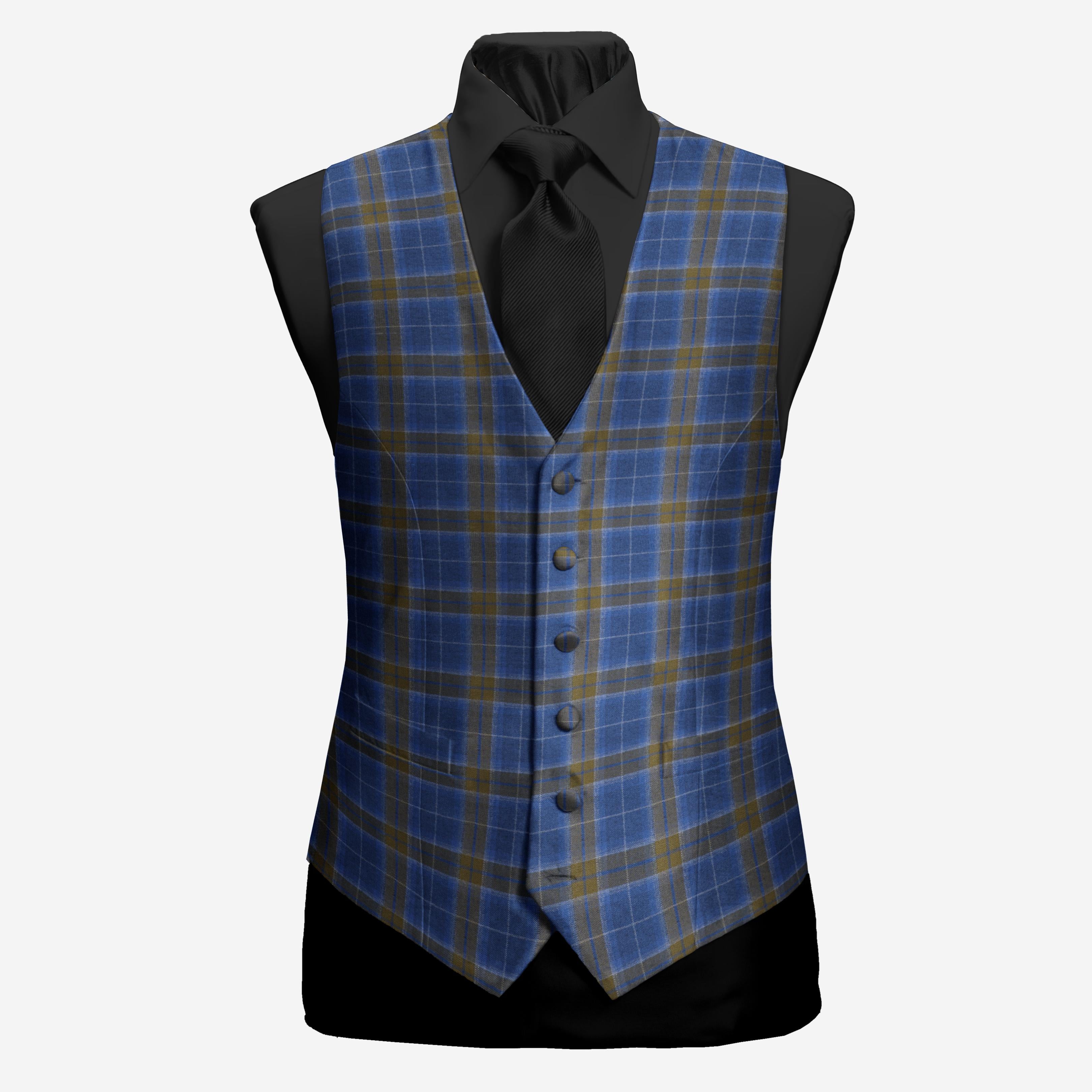 Royal Gold Weave Vest