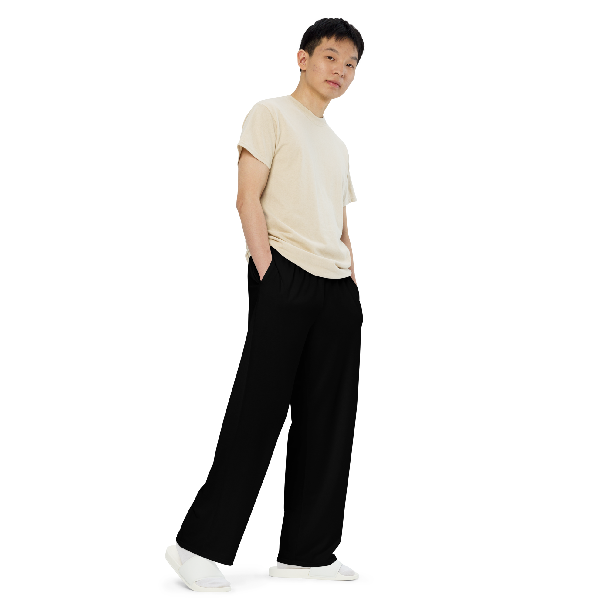 Black Wool Pants